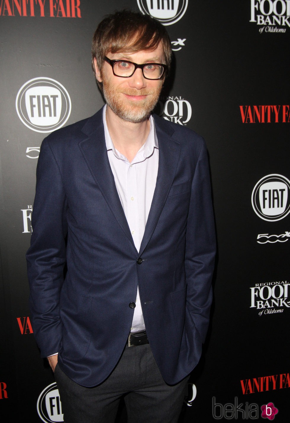 Stephen Merchant en una fiesta organizada por Vanity Fair en Hollywood