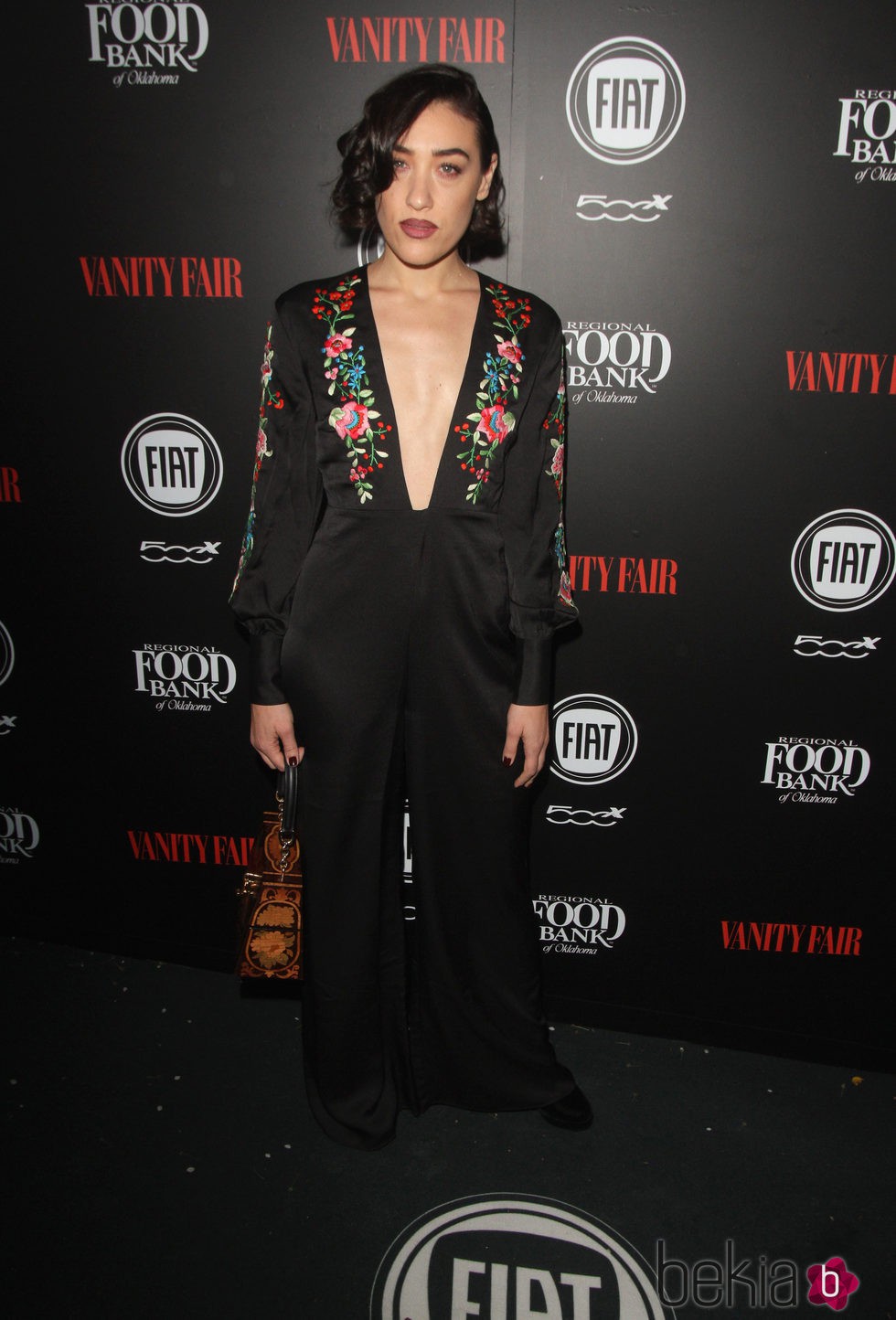 Mia Moretti en una fiesta organizada por Vanity Fair en Hollywood