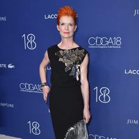 Sandy Powell en la entrega de los Costume Designers Guild Awards en Los Ángeles