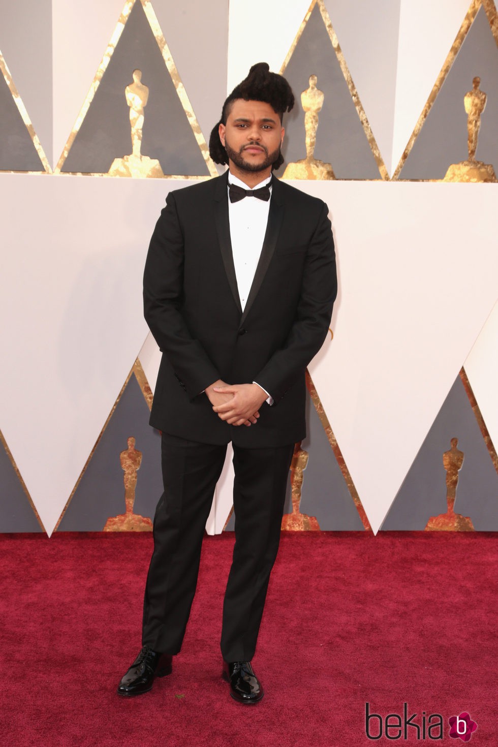 The Weeknd en la alfombra roja en los Premios Oscar 2016