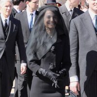 Natalie Portman durante el rodaje de la película 'Jakie' en Washington