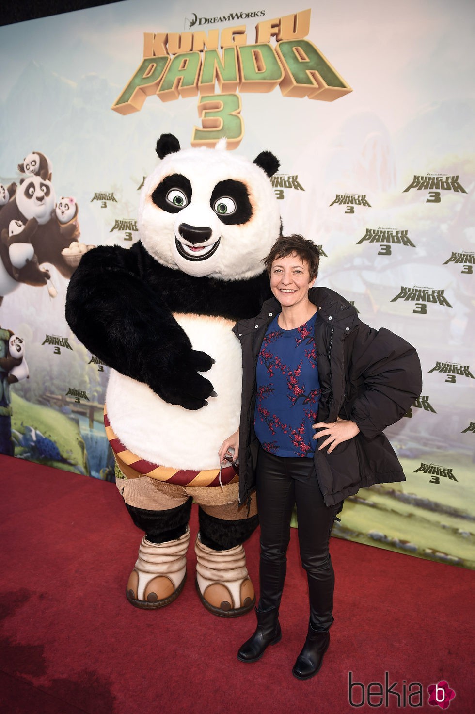 Eva Hache en el estreno de 'Kung Fu Panda 3' en Madrid
