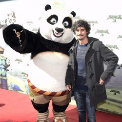 Antonio Pagudo en el estreno de 'Kung Fu Panda 3' en Madrid