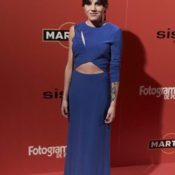 Angy en la alfombra roja de los Fotogramas de Plata 2015