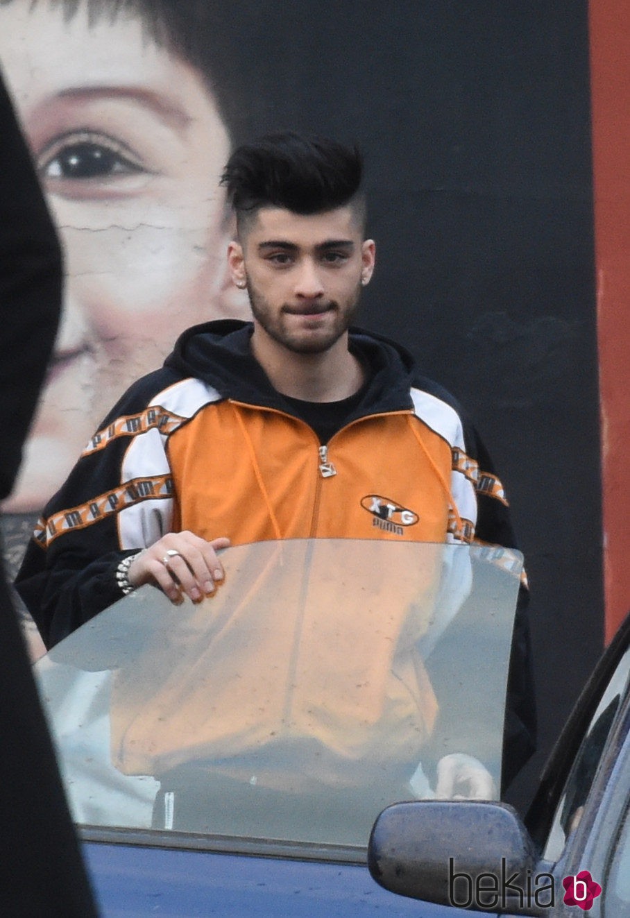 Zayn Malik durante la grabación de un videoclip para su primer disco 'Mind Of Mine'