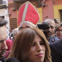 Chabelita en el bautizo de la hija de Kiko Rivera e Irene Rosales