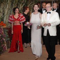 Alberto II de Mónaco y  Carolina de Mónaco durante el Baile de la Rosa 2016