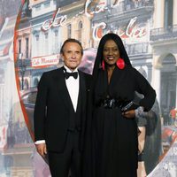 Jacky Ickx y Khadja Nin durante el Baile de la Rosa 2016