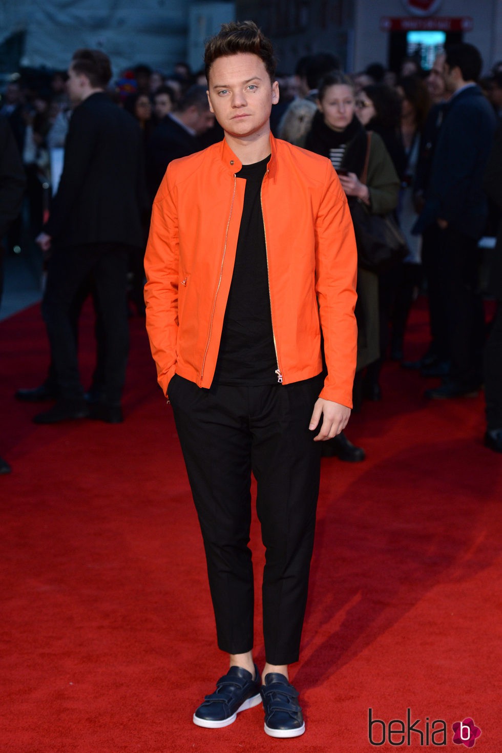 Conor Maynard en el estreno de la película 'Batman v Superman: El amanecer de la justicia' en Londres