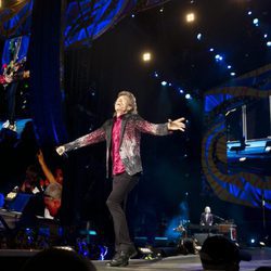 Mick Jagger, de los Rolling Stones, en su concierto en La Habana