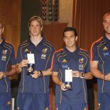 Víctor Valdés, Fernando Torres, Pedro González y Pepe Reina, Mérito Deportivo 2011