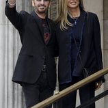 Ringo Starr y Barbara Bach en la boda de Paul McCartney