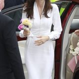 Nancy Shevell el día de su boda con Paul McCartney