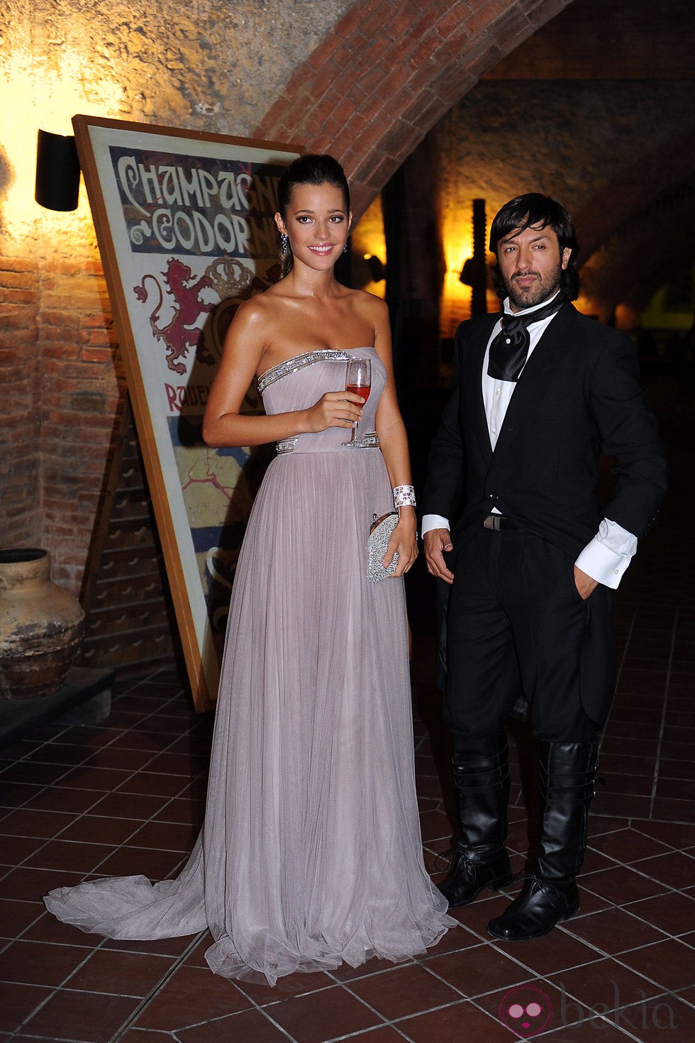 Malena Costa y Rafael Amargo durante la semana del cava 2011