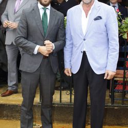 Carlos Herrera y Rosauro Varo en la Feria de Abril 2016