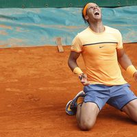 Rafa Nadal tras ganar la final del Masters 1000 Montecarlo 2016