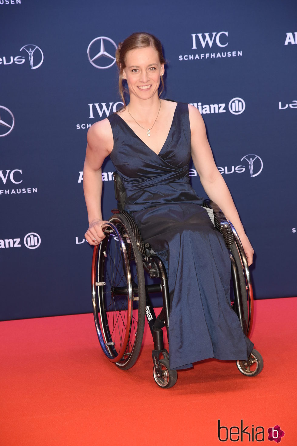 Anna Schaffelhube en los Premios Laureus 2016 en Berlín