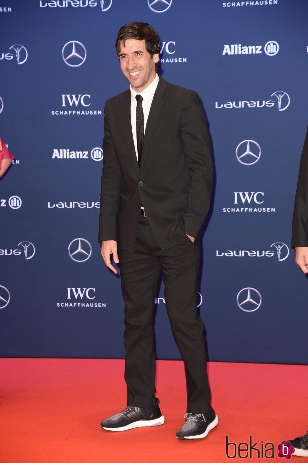 Raúl González Blanco en los Premios Laureus 2016 en Berlín