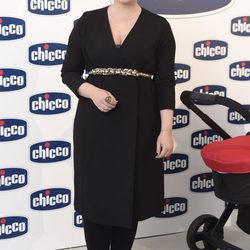 Tania Llasera en un acto de Chicco