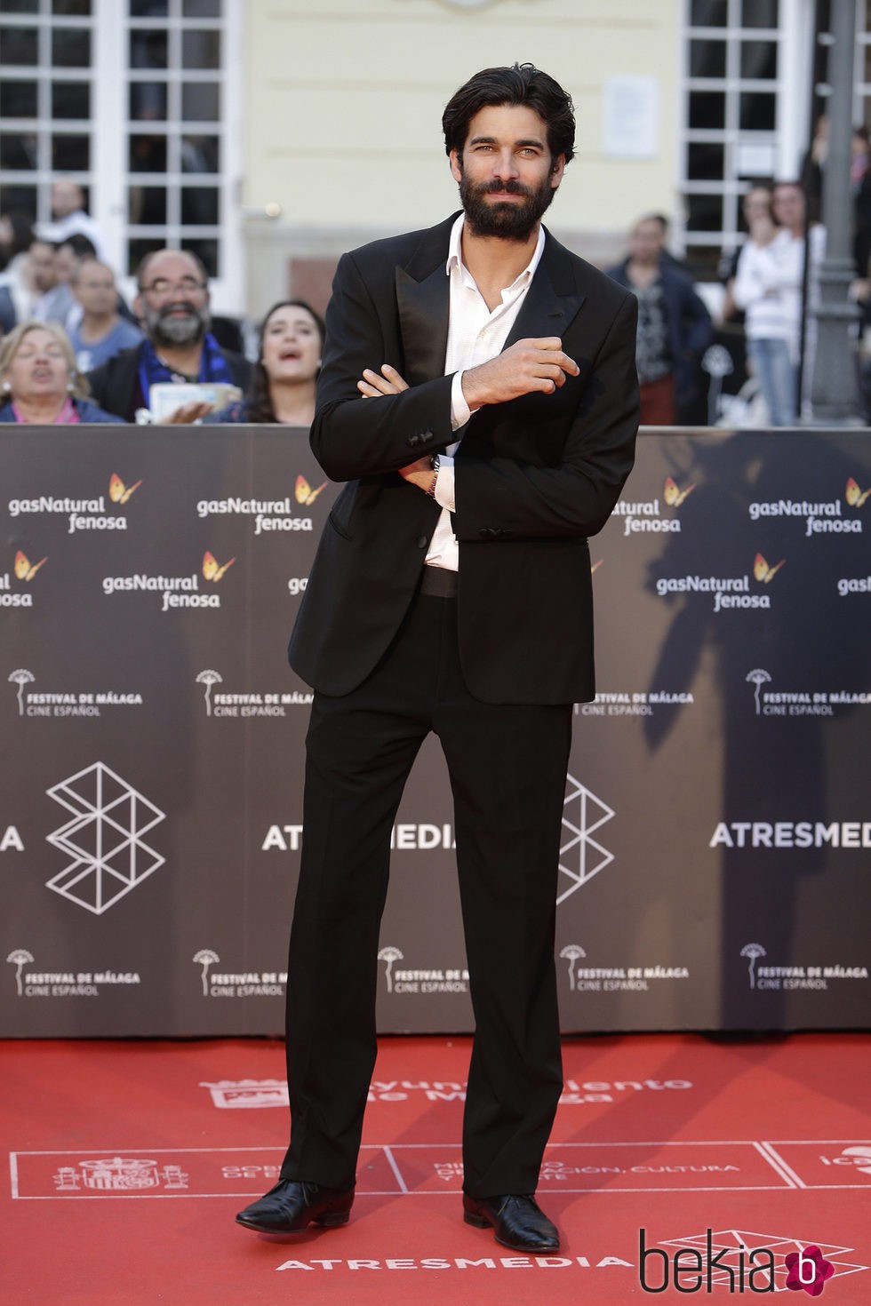 Rubén Cortada en el estreno de 'El signo de Caronte' en el Festival de Málaga 2016