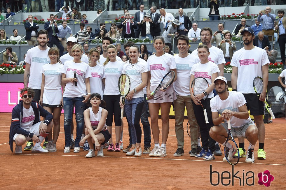 Famosos en el partido benéfico previo al Mutua Madrid Open de Tenis