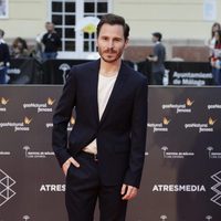 Rubén Ochandiano en la alfombra roja del Festival de Málaga de 2016