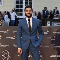 Antonio Velázquez en la alfombra roja del Festival de Málaga de 2016