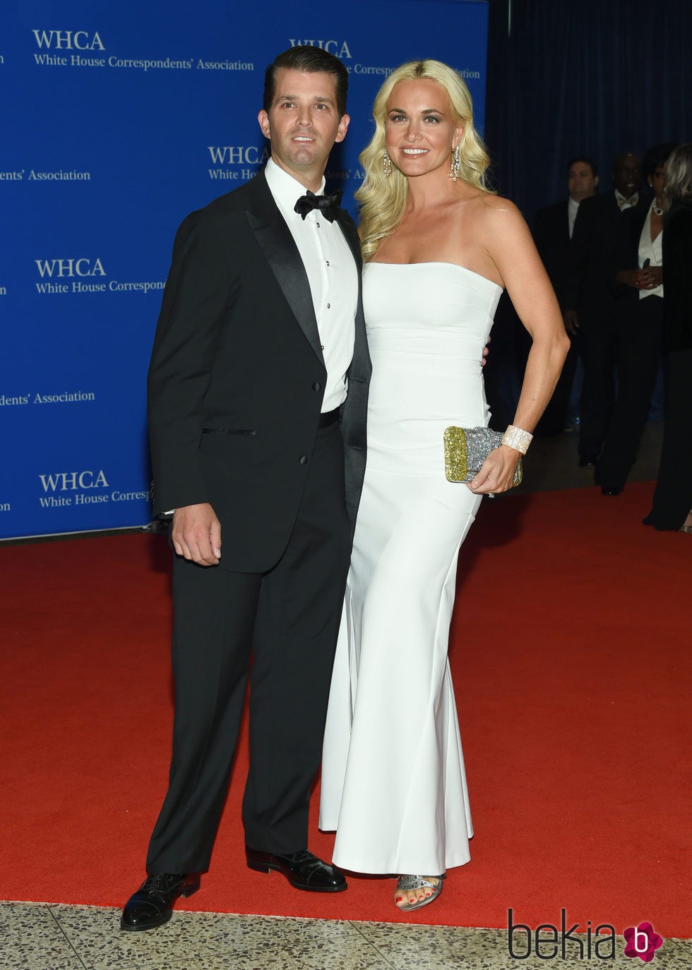 Donald Trump Jr.y Vanessa Trump en la Fiesta de Corresponsales 2016 en la Casa Blanca