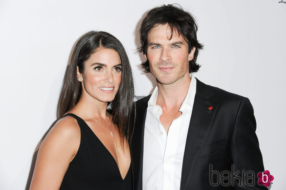 Ian Somerhalder y Nikki Reed en la gala solidaria Humane Society