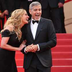  Julia Roberts y George Clooney en el Festival de Cannes 2016