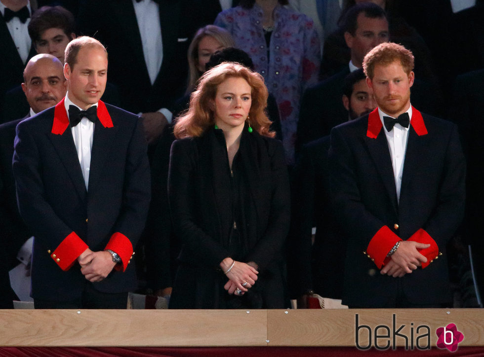 El Duque de Cambridge, la condesa Floria Faber-Castel y el Principe Harry en el Royal Windsor Horse Show 2016