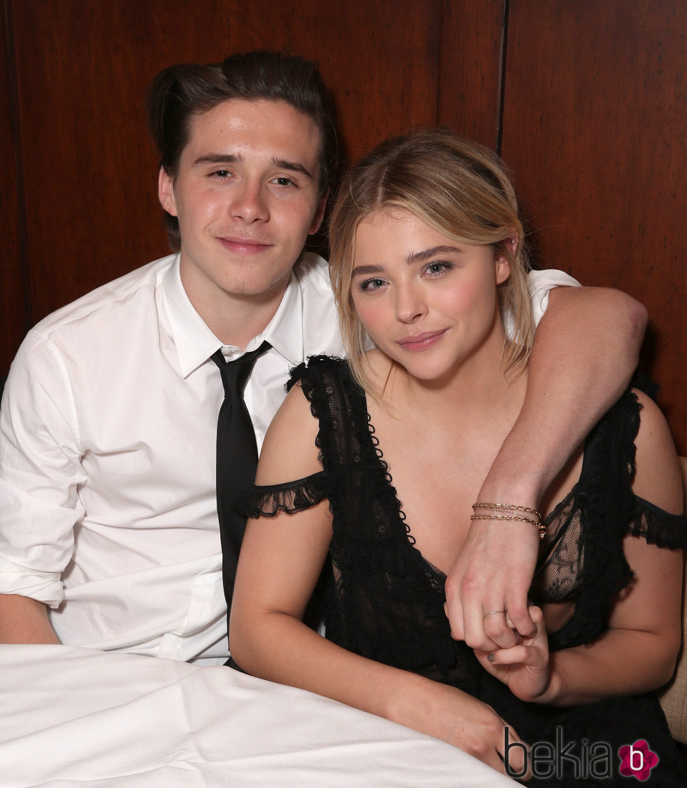 Chloe Moretz y Brooklyn Beckham en el after party de 'Malditos Vecinos 2'