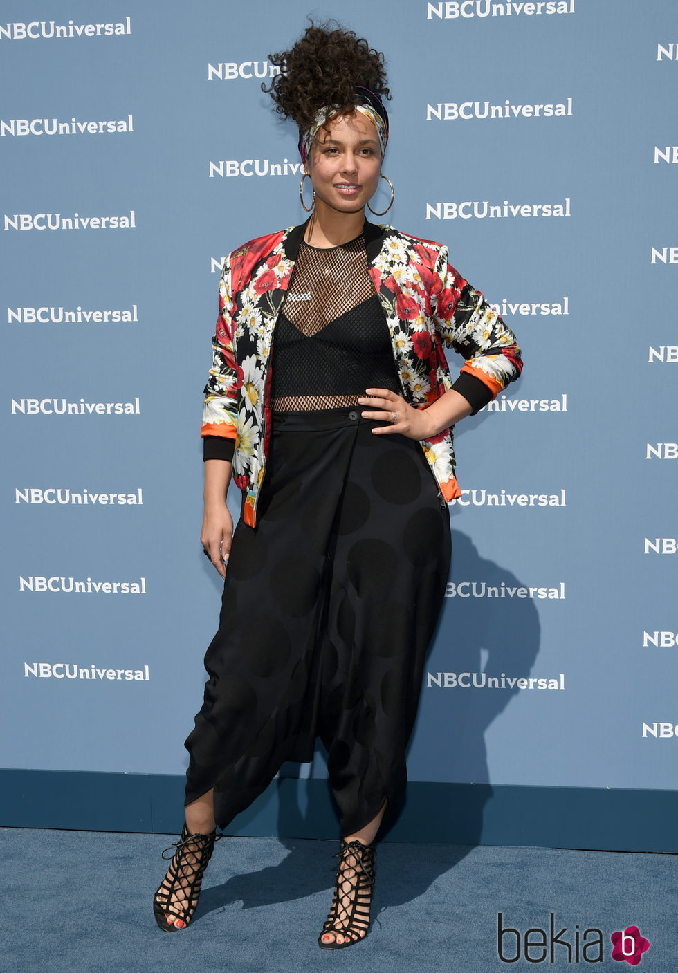 Alicia Keys en la presentación de la nueva temporada de la NBCUniversal 2016
