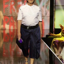 Chelo García Cortés desfilando en la Sálvame Fashion Week