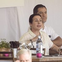 Carmen Martínez Bordiú y Luis Alfonso de Borbón en el CSI5 de Madrid 2016