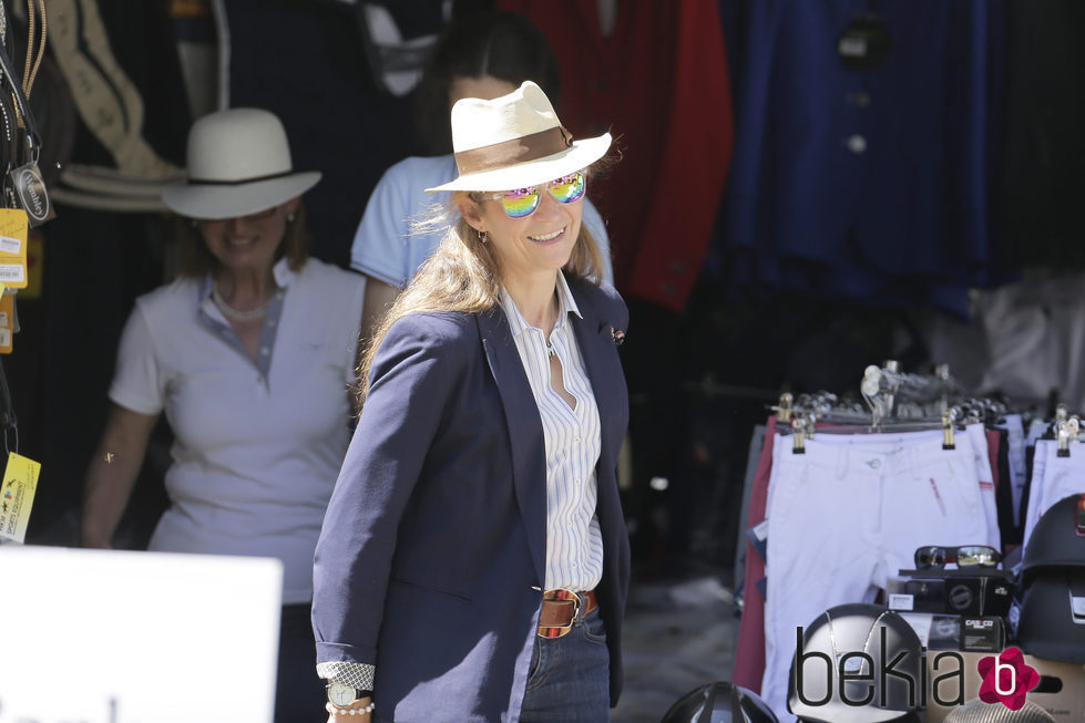 La Infanta Elena en el CSI5 de Madrid 2016