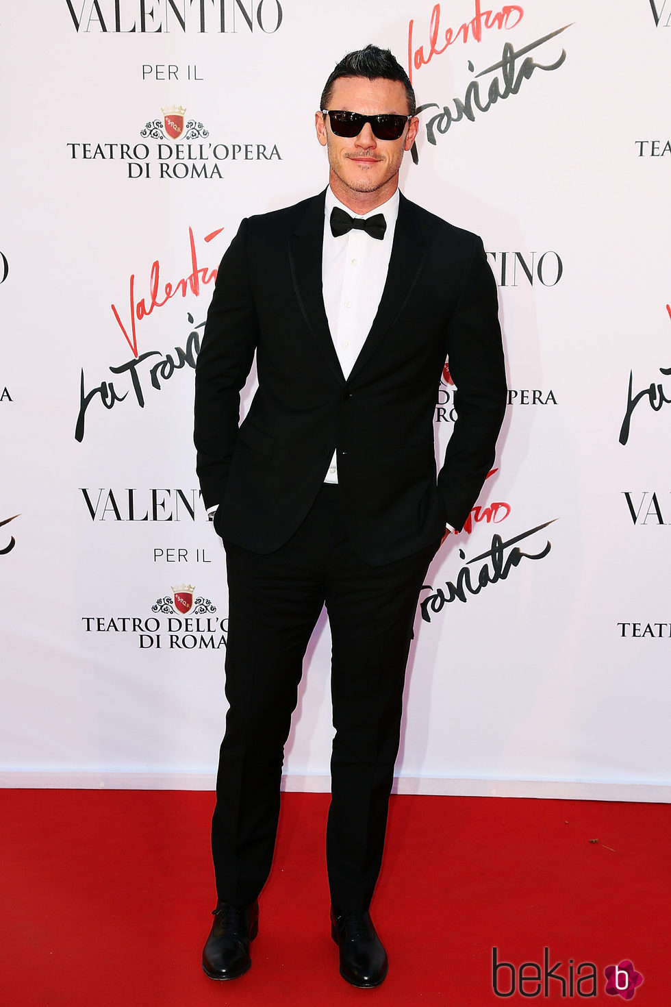 Luke Evans en el estreno de 'La Traviata'  en Roma