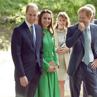 Los Duques de Cambridge y el Príncipe Harry en la Chelsea Flower Show 2016