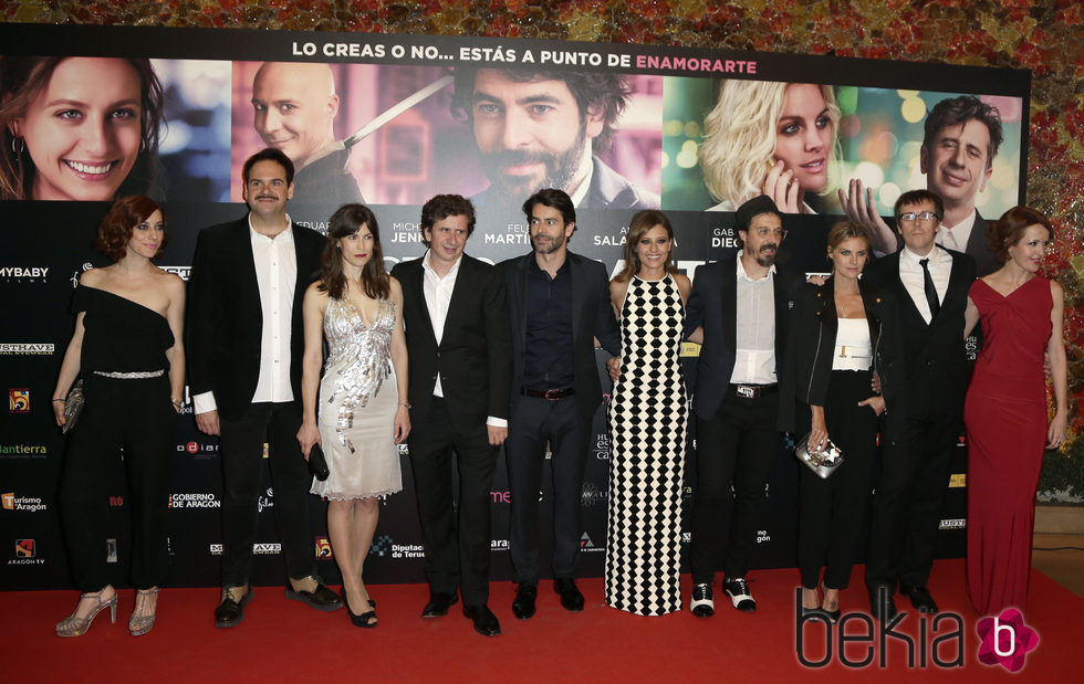 Amaia Salamanca, Michelle Jenner, Eduardo Noriega, Gabino Diego y Fele Martínez, entre otros, en el estreno de 'Nuestros Amantes'