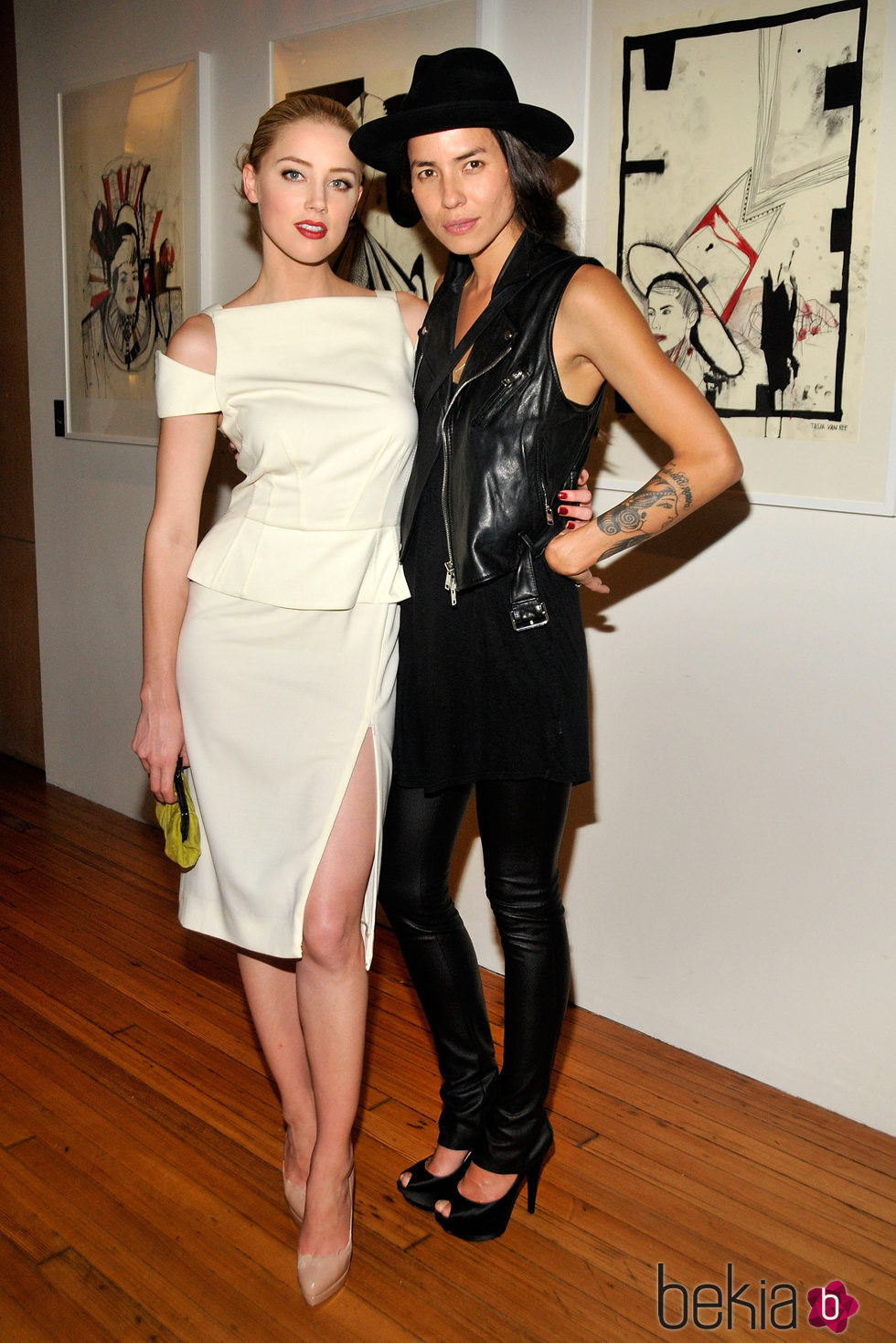 Tasya Van Ree y Amber Heard