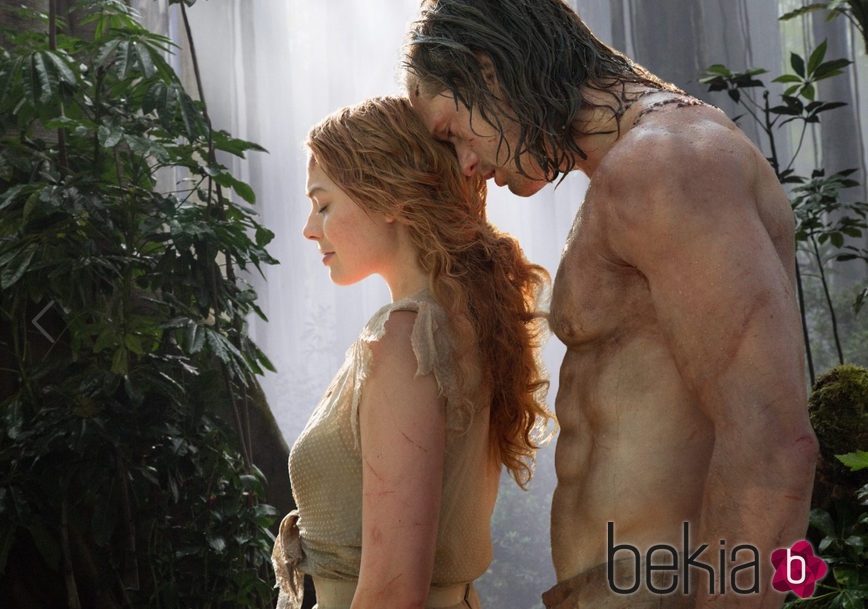 Alexander Skarsgard y Margot Robbie en 'La Leyenda de Tarzán'