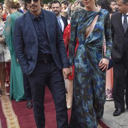 Dafne Fernández y Mario Chavarría en la boda de Juan Carmona y Sara Verdasco 