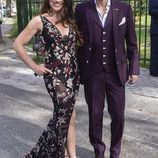 Manuel Bandera y su mujer en la boda de Sara Verdasco y Juan Carmona