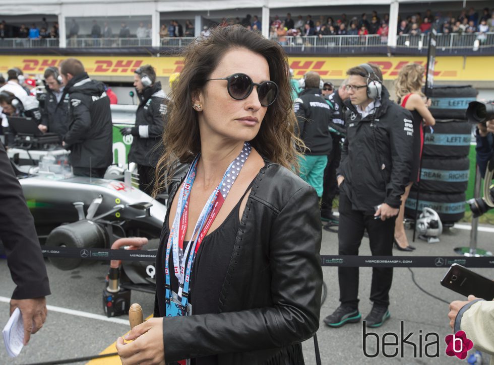 Penélope Cruz en el GP de Canadá de Fórmula 1