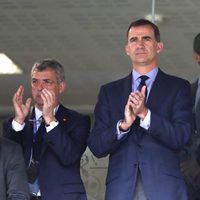El Rey Felipe en el partido de España contra la República Checa en la Eurocopa 2016