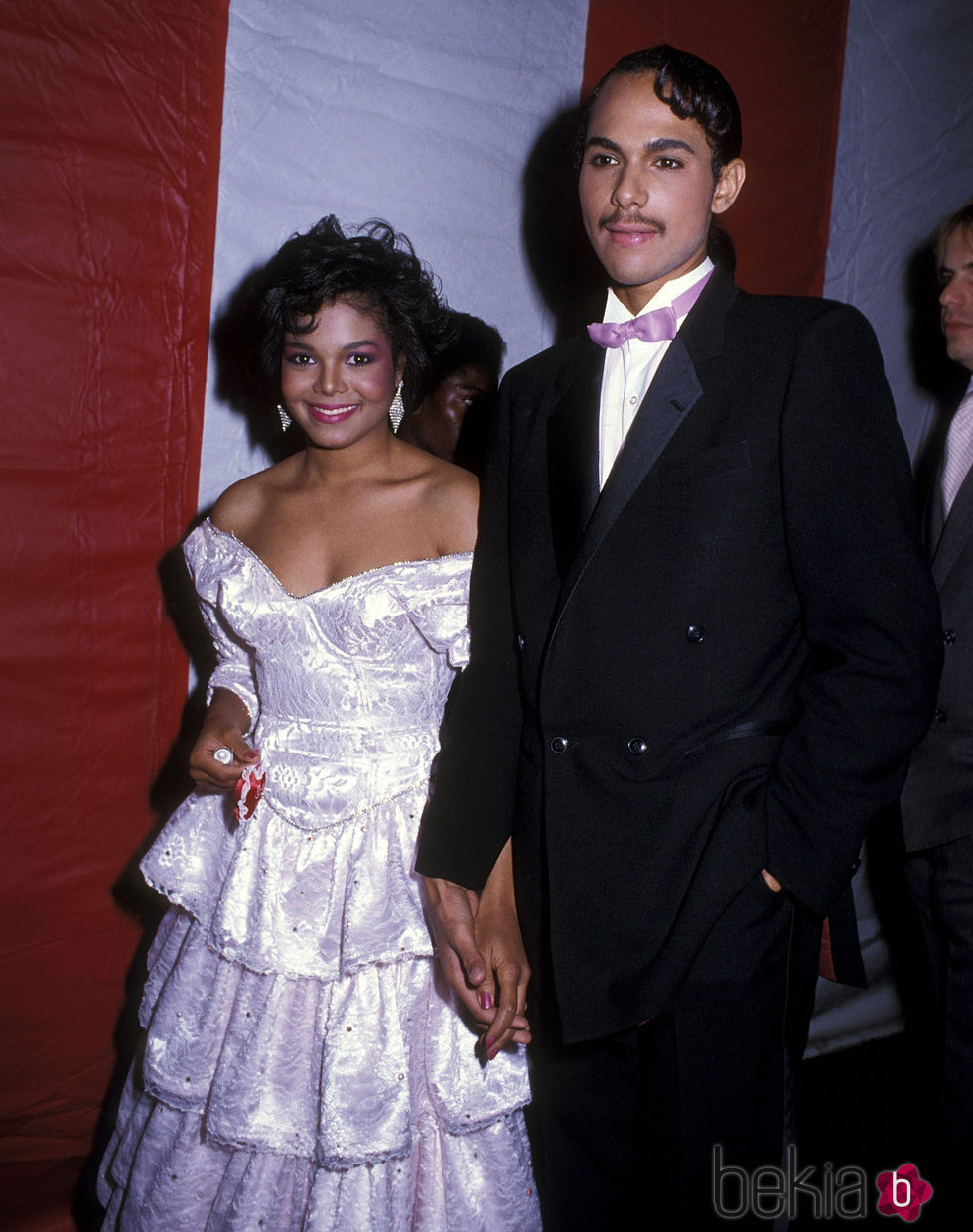 Janet Jackson y James DeBarge en la 12º edición de lo premios Americanos de la Música