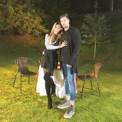 Oriana Marzoli y Luis Mateucci muy enamorados