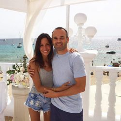 Andrés Iniesta y Anna Ortiz celebran su cuarto aniversario de boda