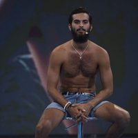 Suso en el plató de 'Supervivientes'