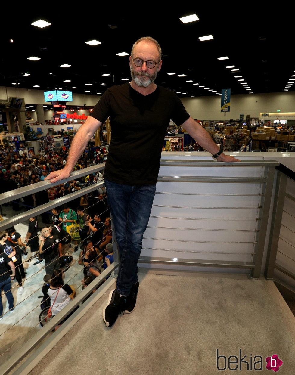 Liam Cunningham en la firma de 'Juego de Tronos' durante la Comic-Con 2016